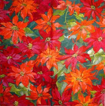 203 Christmas Flowers - 3-ply